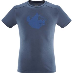 Millet - Wandel- en bergsportkleding - Summit Board Tee-Shirt SS M Dark Denim voor Heren - Maat M - Marine blauw