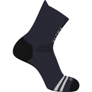 Salomon - Trail / Running kleding - Socks S/Lab Ultra Crew Night Sky/White voor Heren van Siliconen - Maat S - Marine blauw