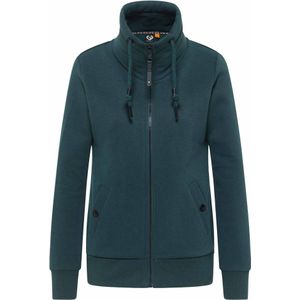 Ragwear - Dames sweatshirts en fleeces - Rilian Zip Pine Green voor Dames van Katoen - Maat XS - Groen