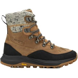 Merrell - Warme wandelschoenen - Siren 4 Thermo Mid Zip Wp Tobacco voor Dames van Wol - Maat 37.5 - Bruin