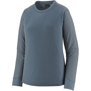 Patagonia - Dames mountainbike kleding - W's L/S Dirt Craft Jersey Utility Blue voor Dames - Maat S - Blauw