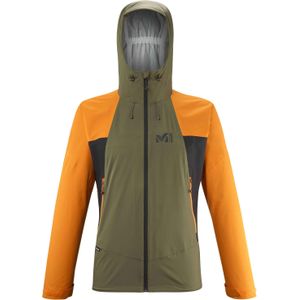 Millet - Wandel- en bergsportkleding - Fitz Roy K Jacket M Ivy Maracuja voor Heren - Maat S - Kaki