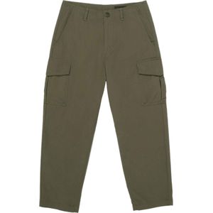 Volcom - Broeken - Grande Barracks Cargo Pant Wintermoss voor Heren van Katoen - Maat 31 US - Kaki