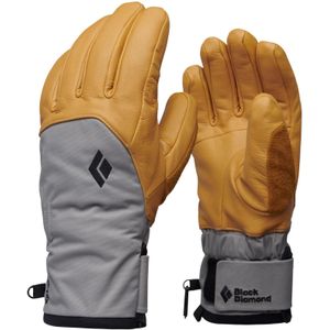 Black Diamond - Dames skihandschoenen - W Legend Gloves Beeswax Steel Gray voor Dames - Maat S - Geel