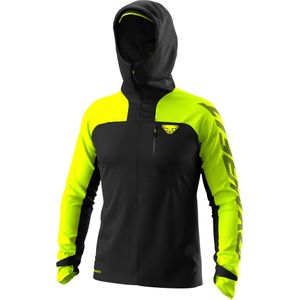Dynafit - Wandel- en bergsportkleding - Elevation GTX Jacket M Black Out Lime Punch voor Heren - Maat L - Zwart