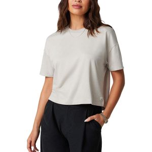 Vuori - Energy Tee - T-shirt - Ecru Heather - Voor Dames