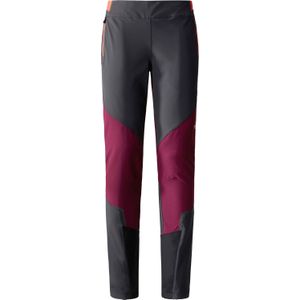 The North Face - Dames toerskikleding - W Dawn Turn Pant Boysenberry/Asphalt Grey/TNF Black voor Dames van Nylon - Maat 6 US - Paars