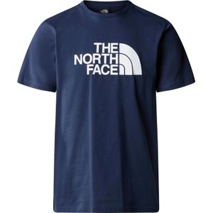 The North Face - T-shirts - M S/S Easy Tee Summit Navy voor Heren - Maat L - Marine blauw