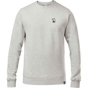 Eider - Sweatshirts en fleeces - Vintage Crew Neck Light Grey voor Heren van Katoen - Maat XXL - Grijs
