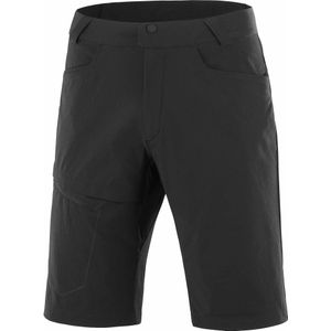 Salomon - Wandel- en bergsportkleding - Wayfarer Shorts M Deep Black voor Heren - Maat 44 FR - Zwart