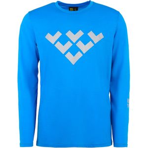 Blackcrows - Thermokleding - M Chevron Merino Blend Long Sleeve Blue voor Heren van Wol - Maat M - Blauw