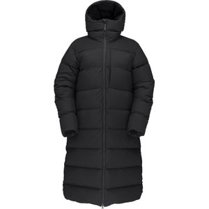 Norrona - Jassen - Oslo Down750 Coat W Caviar voor Dames van Nylon - Maat M - Zwart