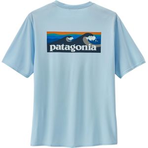 Patagonia - Wandel- en bergsportkleding - M's Cap Cool Daily Graphic Shirt Chilled Blue voor Heren - Maat M - Blauw