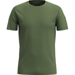 Smartwool - Wandel- en bergsportkleding - Men's Merino Short Sleeve Tee Fern Green voor Heren van Nylon - Maat L - Kaki