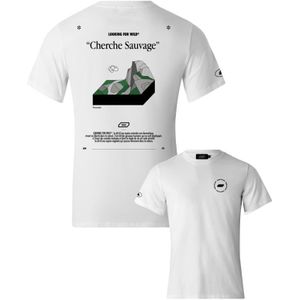 Looking for Wild - Ennedi 3 Snow White voor Heren van Katoen - Maat M - Wit