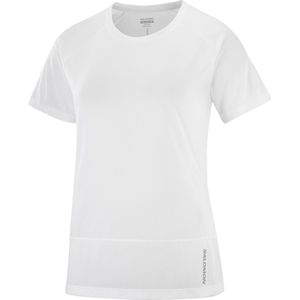 Salomon - Trail / Running dameskleding - T Shirt Cross Run SS Tee W White voor Dames - Maat S - Wit