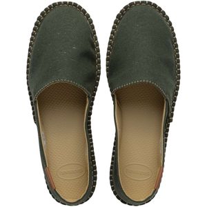 Havaianas - Sandalen en slippers - Origine IV Dark Green voor Heren van Katoen - Maat 43 - Kaki