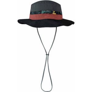 Buff - Wandel- en bergsportkleding - Explore Booney Hat Okisa Black voor Heren - Maat L\/XL - Zwart