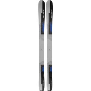Salomon - Ski's - Stance 96 Black/Race Blue 2024 voor Unisex van Hout - Maat 182 cm - Grijs