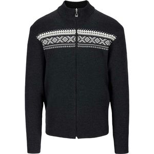 Dale of Norway - Truien - DalestÃ¸len Jacket Dark Charcoal/Off White voor Heren van Wol - Maat L - Zwart