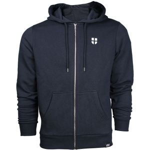 Snowleader - Sweatshirts en fleeces - Savoy Full Zip Hoody Navy voor Heren - Maat M - Marine blauw