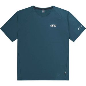Picture Organic Clothing - Mountainbike kleding - Osborn SS Tee Deep Water voor Heren - Maat M - Blauw