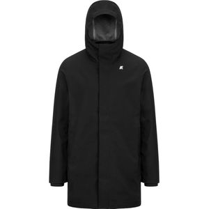 K-Way - Jassen - Thommy Bonded Jersey V Black Pure voor Heren van Nylon - Maat XL - Zwart
