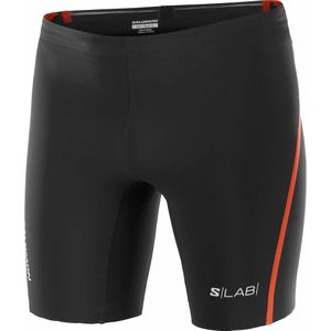Salomon - Trail / Running kleding - S/Lab Speed Short Tight M Deep Black/Fiery Red voor Heren van Siliconen - Maat L - Zwart