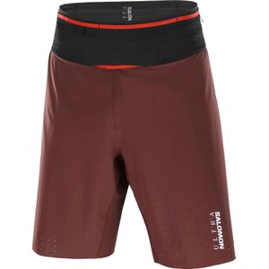 Salomon - S/Lab Ultra 2In1 Short M Decadent Chocolat/Vanilla Ice voor Heren - Maat M - Bruin