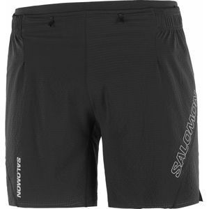 Salomon - Trail / Running kleding - Sense Aero 7'' Shorts M Deep Black voor Heren - Maat S - Zwart