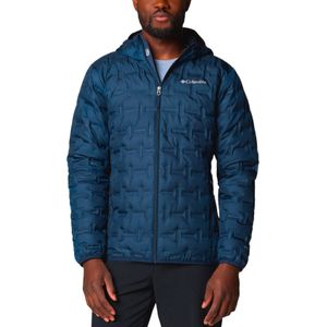Columbia - Delta Ridge II Down Hooded Jacket - Donsjack - Marine Blauw