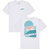 Element - Sunrise SS Tee - T-shirt - Wit - Katoen