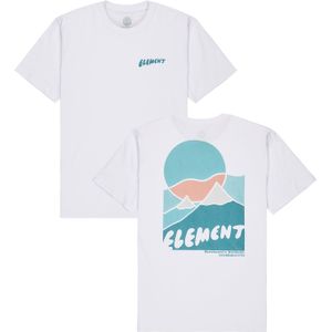 Element - Sunrise SS Tee - T-shirt - Wit - Katoen