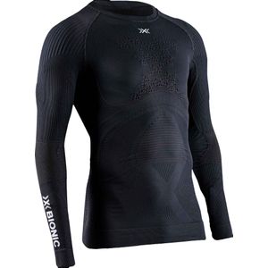 X-Bionic - Thermokleding - X-BionicÂ® Energy Accumulator 4.0 Shirt LS Men Opal Black Arctic White voor Heren - Maat XL - Zwart