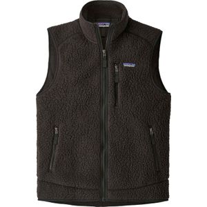 Patagonia - Sweatshirts en fleeces - M's Retro Pile Vest Black voor Heren - Maat L - Zwart
