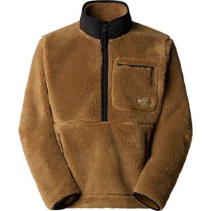 The North Face - Sweatshirts en fleeces - M Extreme Pile Pullover TNF Black/Utility Brown voor Heren - Maat XL - Zwart
