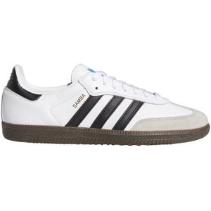 Adidas Original - Sneakers - Samba Adv Footwear White/Core Black/Gum voor Heren - Maat 7,5 UK - Wit