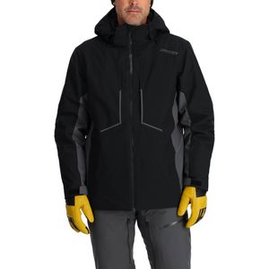 Spyder - Ski jassen - Primer Jacket Black voor Heren van Gerecycled Polyester - Maat XL - Zwart