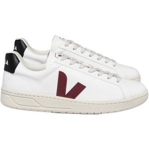 Veja Fair Trade - Sneakers - Urca White Marsala Black voor Heren van Katoen - Maat 42 - Wit