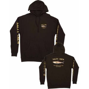 Salty Crew - Sweatshirts en fleeces - Bruce Hood Fleece Black voor Heren van Katoen - Maat M - Zwart