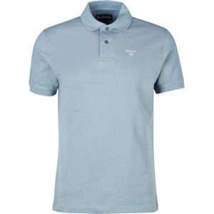 Barbour - Polo's - Sports Polo Washed Blue voor Heren - Maat XL - Blauw