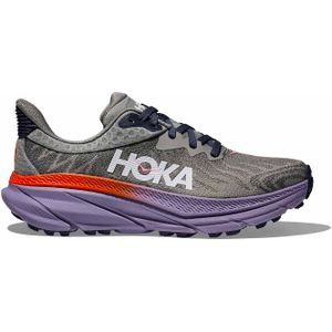 Hoka - Trailschoenen - Challenger ATR 7 W Galactic Grey/Wild Indigo voor Dames - Maat 6,5 US - Grijs