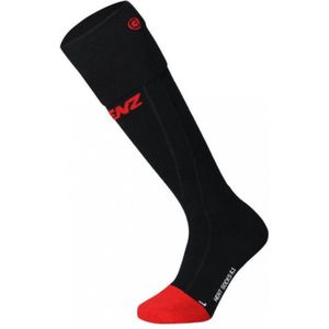 Lenz - Verwarmde sokken - Heat Sock 6.1 Toe Cap Compression voor Unisex van Wol - Maat 45-47 - Zwart