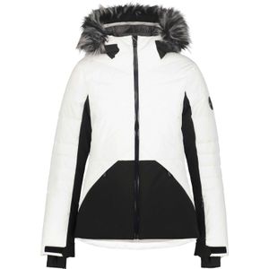 Icepeak - Dames ski jassen - Eveleth W Blanc Optique voor Dames - Maat 36 FR - Wit