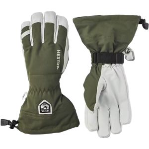 Hestra - Skihandschoenen - Glove Army Leather Heli Ski Olive voor Unisex - Maat 8 - Kaki