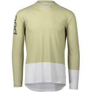 POC - Mountainbike kleding - MTB Pure M Jersey Prehnite Green/Hydrogen White voor Heren - Maat S - Groen