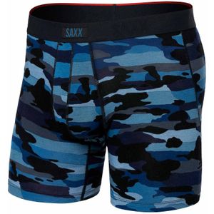 Saxx Underwear - Boxers en slips - Vibe Xtra Cloudbank Camo-Navy voor Heren - Maat S - Marine blauw