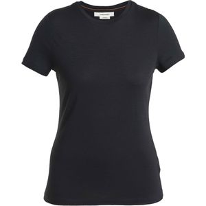 Icebreaker - Dames wandel- en bergkleding - Women Merino 150 Tech Lite III SS Tee Black voor Dames van Wol - Maat S - Zwart