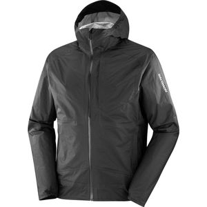 Salomon - Trail / Running kleding - Bonatti Wp Jacket M Deep Black voor Heren - Maat M - Zwart