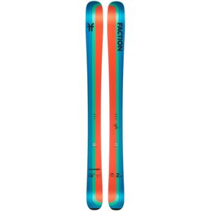 Faction - Ski's - Dancer 2 YTH 2024 voor Unisex van Hout - Kindermaat 146 cm - Oranje